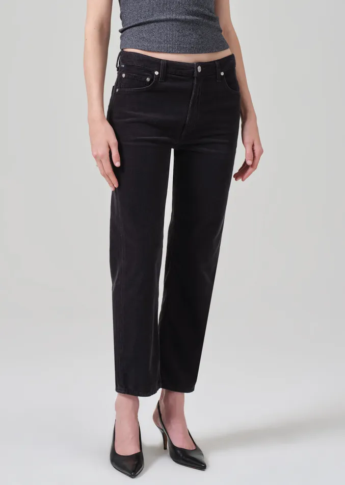 Women Pants Citizens Of Humanity Zurie Ankle Corduroy In Cracked Pepper
