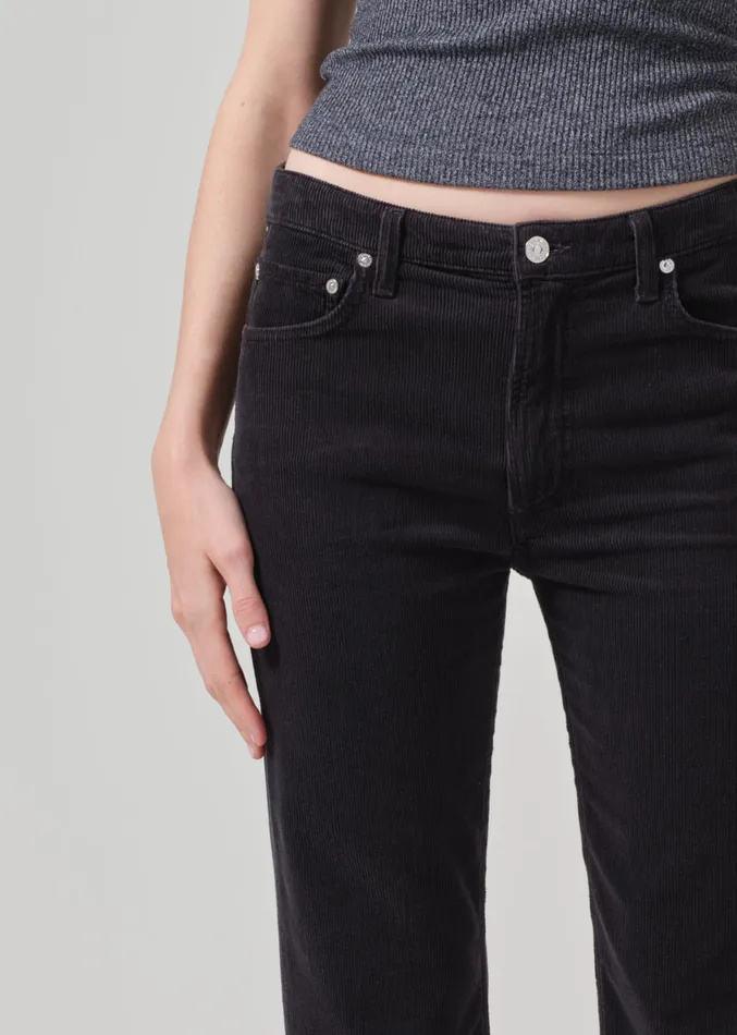 Women Pants Citizens Of Humanity Zurie Ankle Corduroy In Cracked Pepper