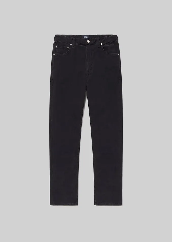 Women Pants Citizens Of Humanity Zurie Ankle Corduroy In Cracked Pepper