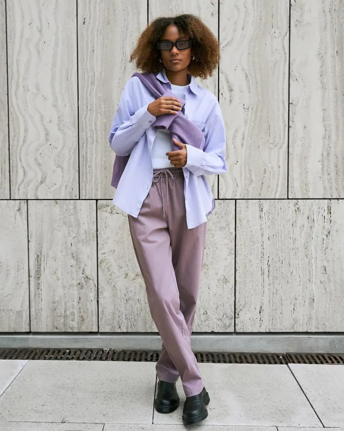 Women Pants Colorful Standard Organic Twill Pants Dusty Olive