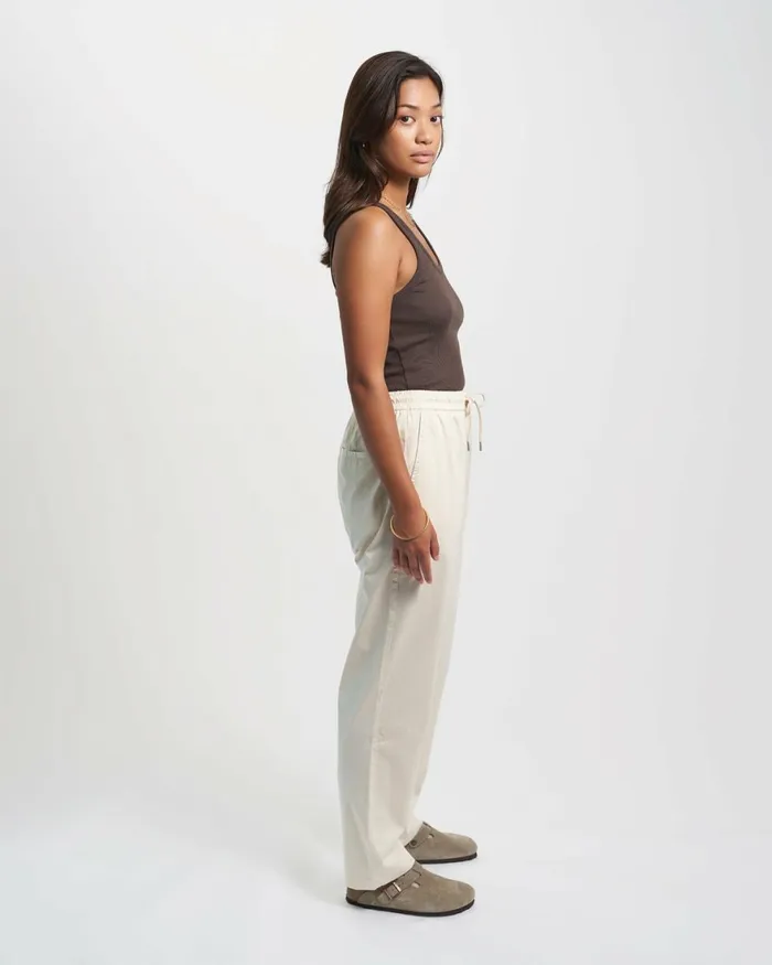 Women Pants Colorful Standard Organic Twill Pants Dusty Olive