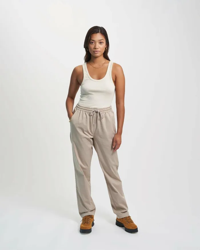Women Pants Colorful Standard Organic Twill Pants Sahara Camel