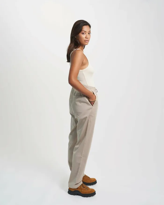 Women Pants Colorful Standard Organic Twill Pants Sahara Camel