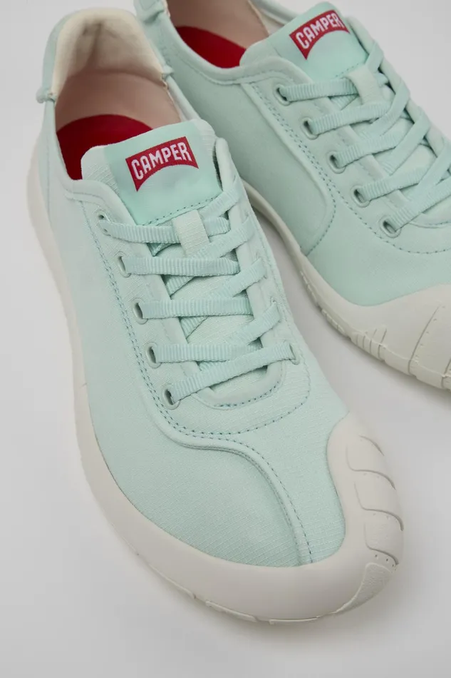 Women Peu Path Blue Textile Sneaker Camper Sneakers