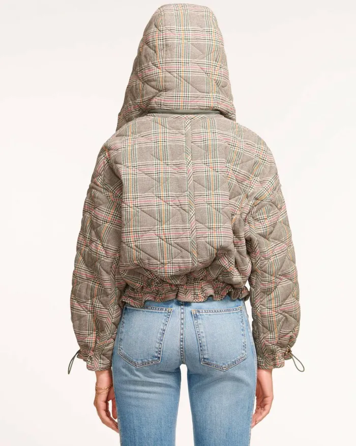 Women Reversible Freya Jacket Spruce Plaid Ramy Brook Jackets Women Reversible Freya Jacket Spruce Plaid Ramy Brook Jackets