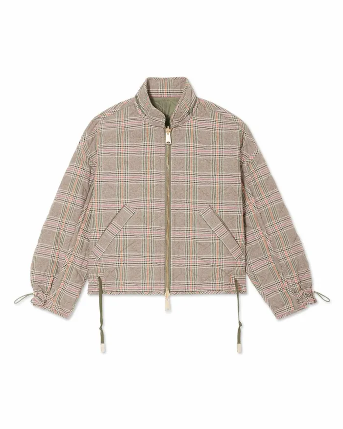 Women Reversible Freya Jacket Spruce Plaid Ramy Brook Jackets Women Reversible Freya Jacket Spruce Plaid Ramy Brook Jackets