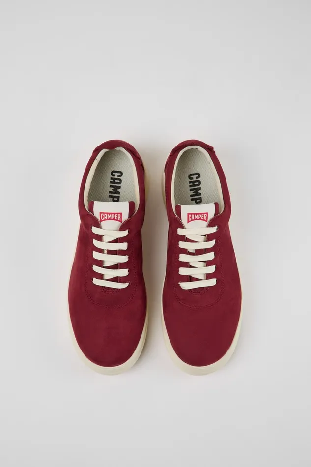 Women Runner Up Burgundy Nubuck Sneakers Camper Sneakers Women Runner Up Burgundy Nubuck Sneakers Camper Sneakers