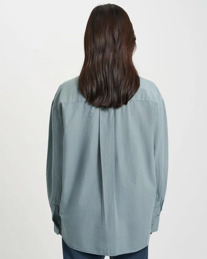 Women Shirts Colorful Standard Organic Oversized Shirt Oxblood Red