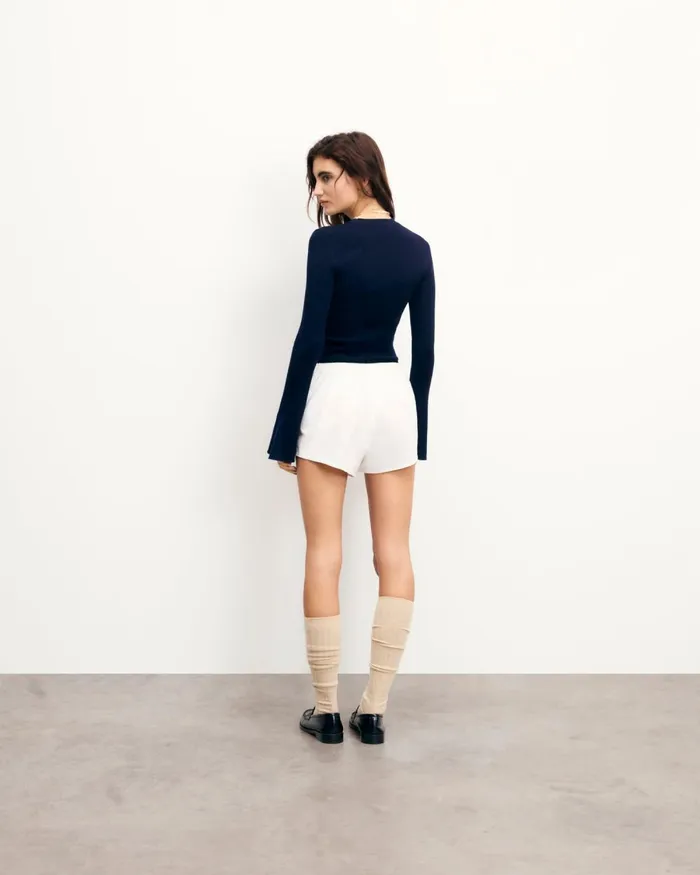 Women Shirts TShirts and Tops From Future Long Sleeve Top Navy