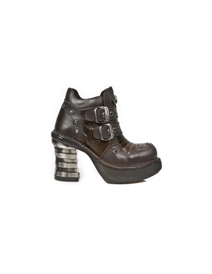 Women Shoe Metallic M8320C2 New Rock Heels