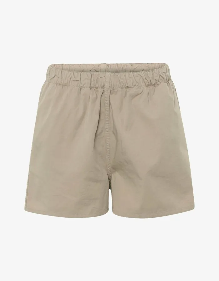 Women Shorts Colorful Standard Women Organic Twill Shorts Oyster Grey