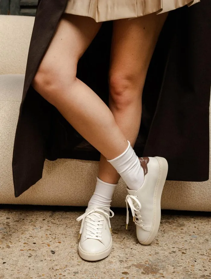 Women Sneakers Bobbies Sanna Off White and Iced Chocolate Women Sneakers Bobbies Sanna Off White and Iced Chocolate