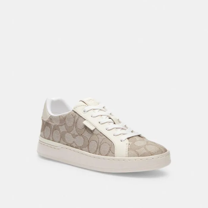 Women Sneakers Coach Lowline Low Top Sneaker Stonechalk