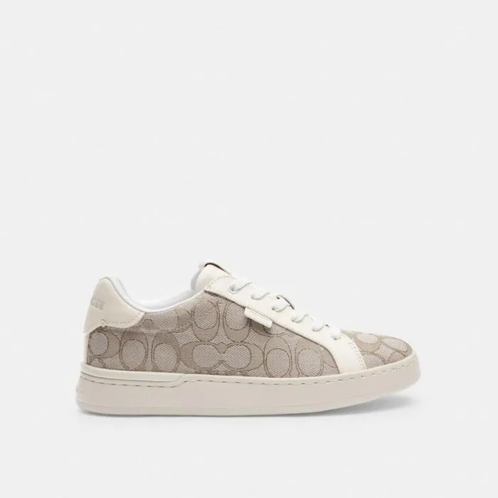 Women Sneakers Coach Lowline Low Top Sneaker Stonechalk