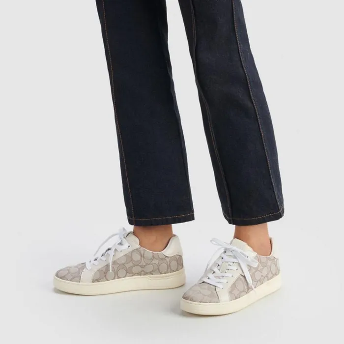 Women Sneakers Coach Lowline Low Top Sneaker Stonechalk