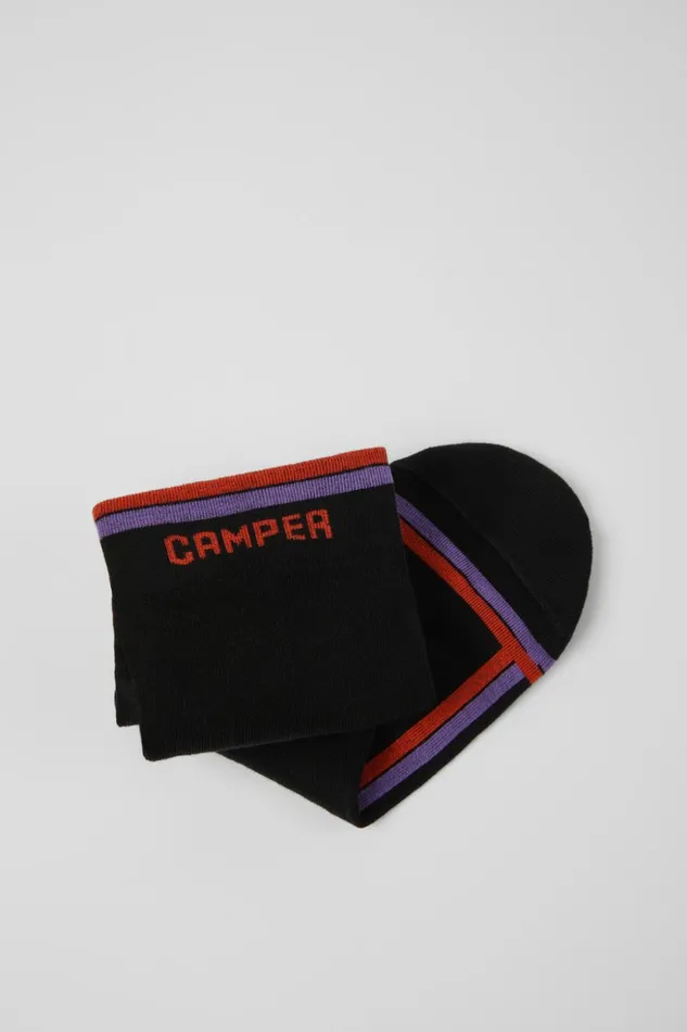 Women Socks Black Socks With PYRATEX Camper Socks Women Socks Black Socks With PYRATEX Camper Socks