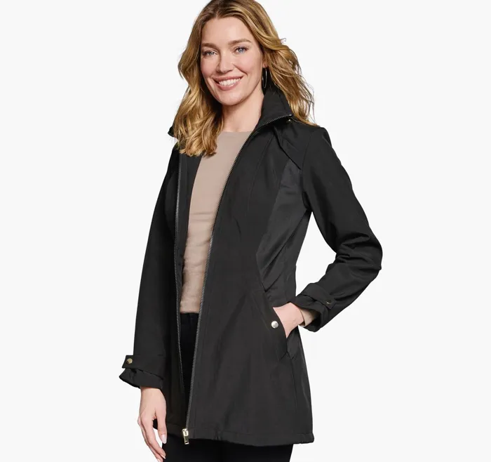 Women Softshell Jacket Black JohnstonandMurphy Coats Jackets and Vests