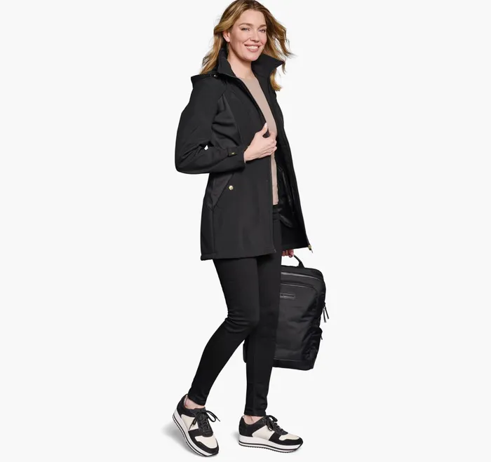 Women Softshell Jacket Black JohnstonandMurphy Coats Jackets and Vests Women Softshell Jacket Black JohnstonandMurphy Coats Jackets and Vests