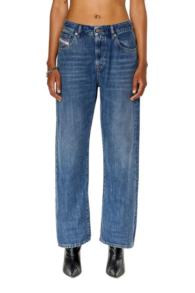 Women Straight Jeans 1999 DReggy 068fg Medium Blue Diesel Straight Women Straight Jeans 1999 DReggy 068fg Medium Blue Diesel Straight