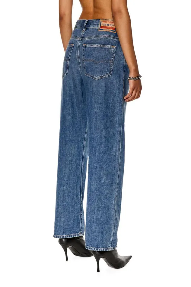 Women Straight Jeans 1999 DReggy 068fg Medium Blue Diesel Straight Women Straight Jeans 1999 DReggy 068fg Medium Blue Diesel Straight