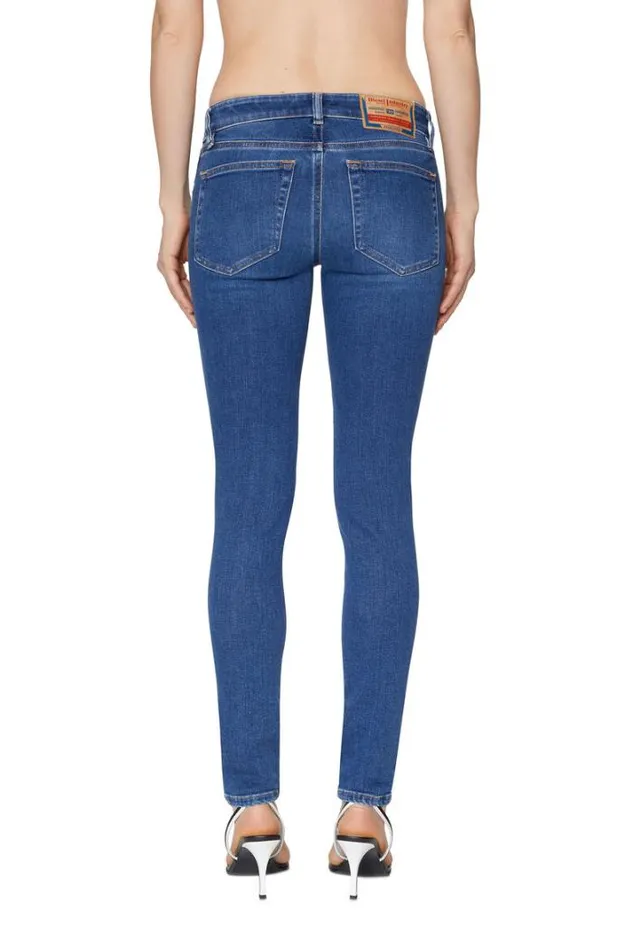 Women Super Skinny Jeans 2018 SlandyLow 09c21 Medium Blue Diesel Super Skinny Women Super Skinny Jeans 2018 SlandyLow 09c21 Medium Blue Diesel Super Skinny