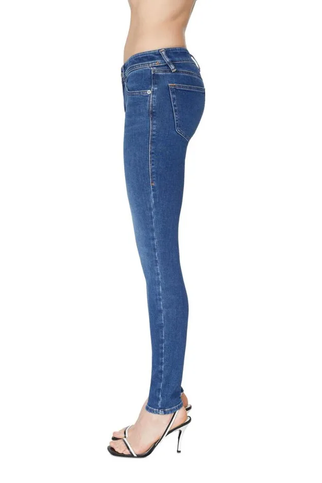 Women Super Skinny Jeans 2018 SlandyLow 09c21 Medium Blue Diesel Super Skinny Women Super Skinny Jeans 2018 SlandyLow 09c21 Medium Blue Diesel Super Skinny