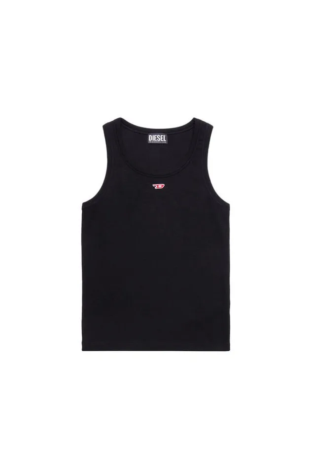 Women TAnkyD Black Diesel Tshirts And Tops