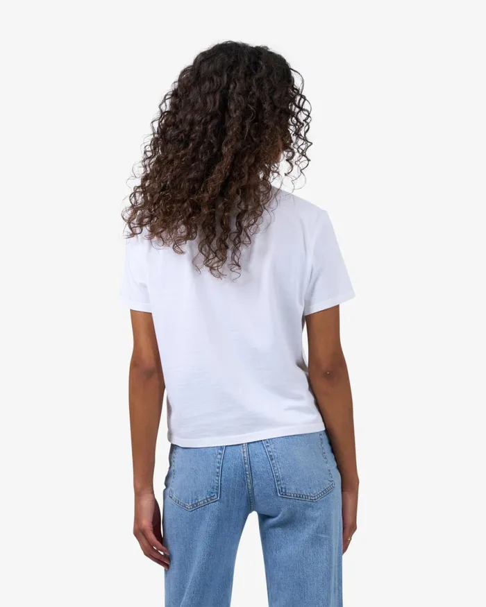 Women TShirts Colorful Standard Organic Boxy Crop Tee Heather Grey