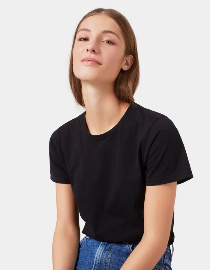 Women TShirts Colorful Standard Women Light Organic Tee Deep Black