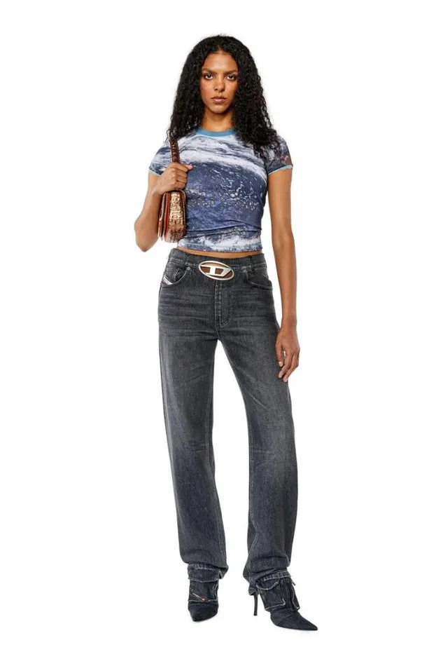 Women TSkinzyLace Blue Diesel Tshirts And Tops