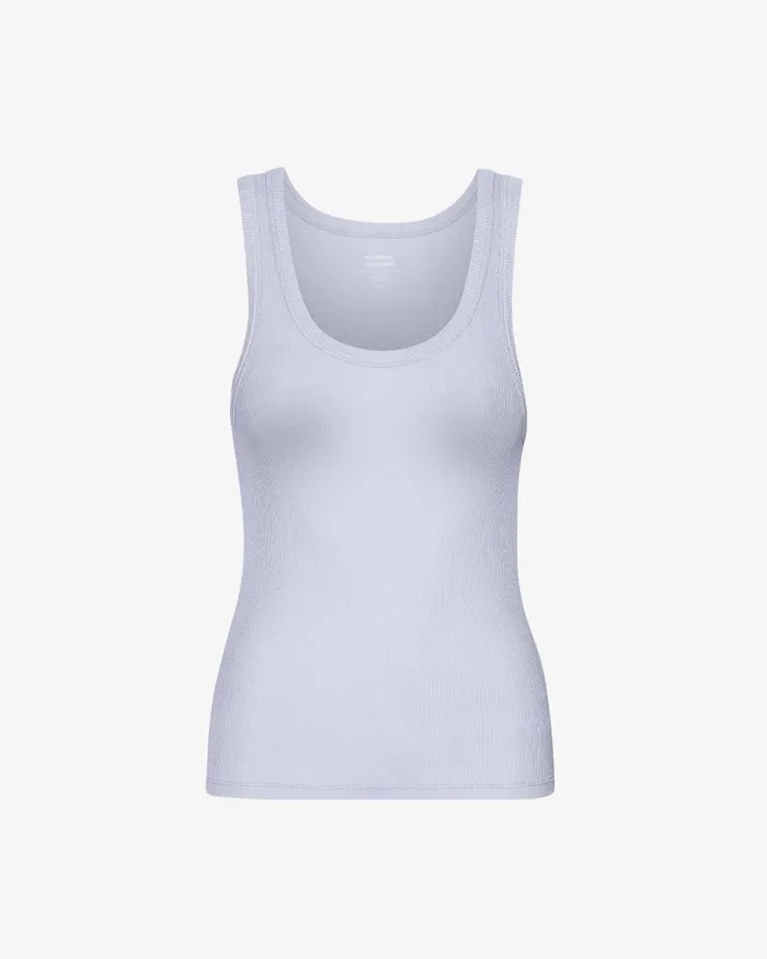 Women Tank Tops Colorful Standard Women Organic Rib Tank Top Soft Lavender