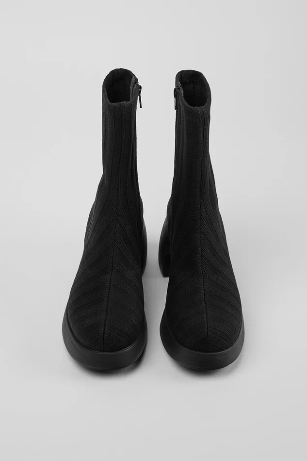 Women Thelma TENCEL Black TENCEL Lyocell Boots Camper Ankle Boots Women Thelma TENCEL Black TENCEL Lyocell Boots Camper Ankle Boots