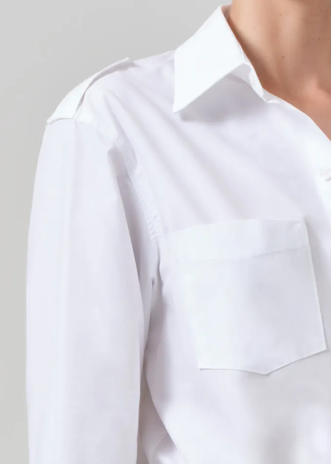Women Tops Citizens Of Humanity Ari Shirt In White