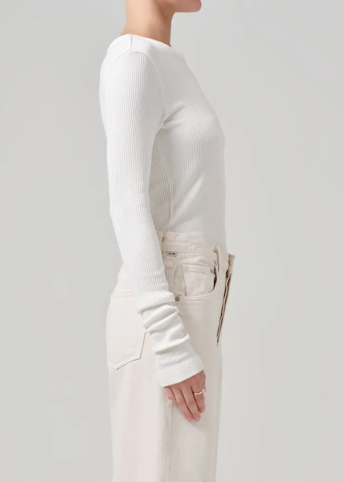 Women Tops Citizens Of Humanity Bina Crewneck In Pashmina