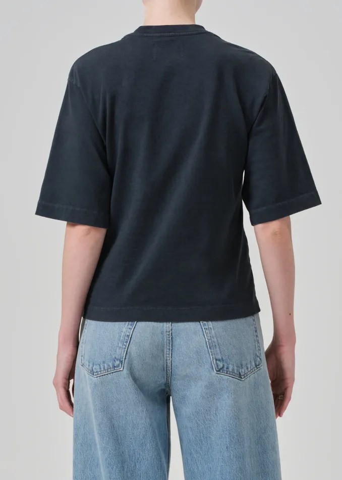 Women Tops Citizens Of Humanity Goldie Tee In Washed Black