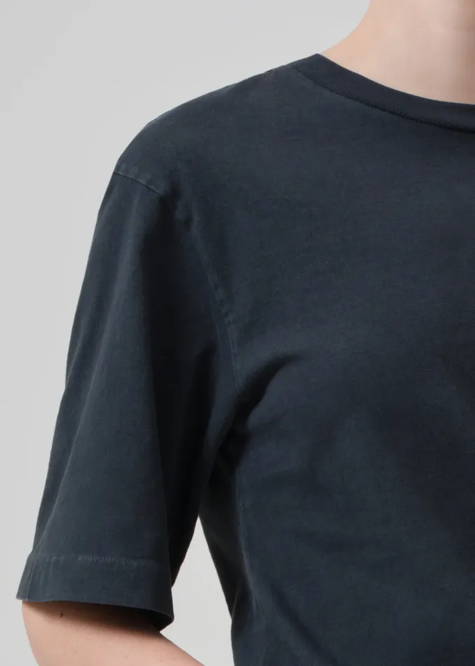 Women Tops Citizens Of Humanity Goldie Tee In Washed Black