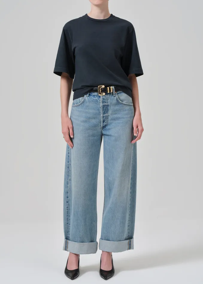 Women Tops Citizens Of Humanity Goldie Tee In Washed Black