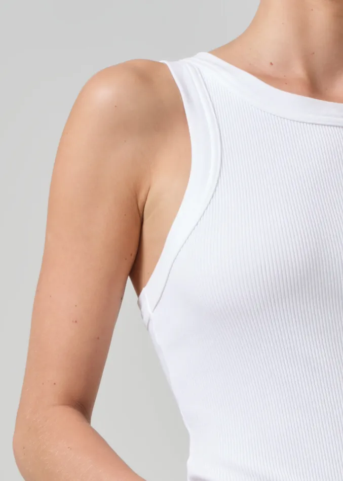 Women Tops Citizens Of Humanity Isabel Rib Tank In White