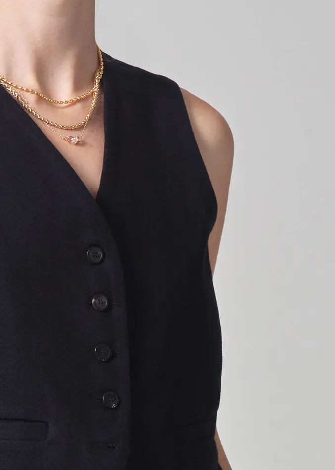 Women Tops Citizens Of Humanity Sierra Vest In Black
