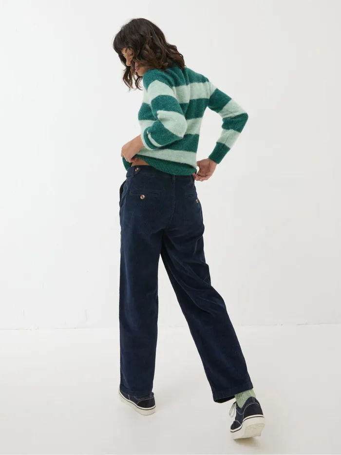 Women Trousers and Leggings Fat Face Navy Cinnamon Cord Trousers