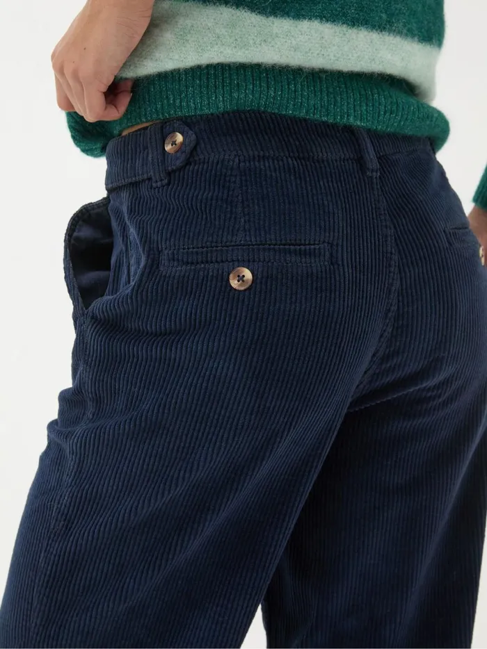 Women Trousers and Leggings Fat Face Navy Cinnamon Cord Trousers