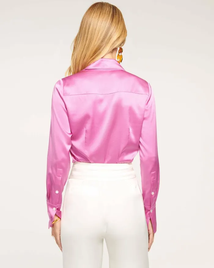 Women Victoria Button Down Blouse Sandstone Ramy Brook Tops Women Victoria Button Down Blouse Sandstone Ramy Brook Tops