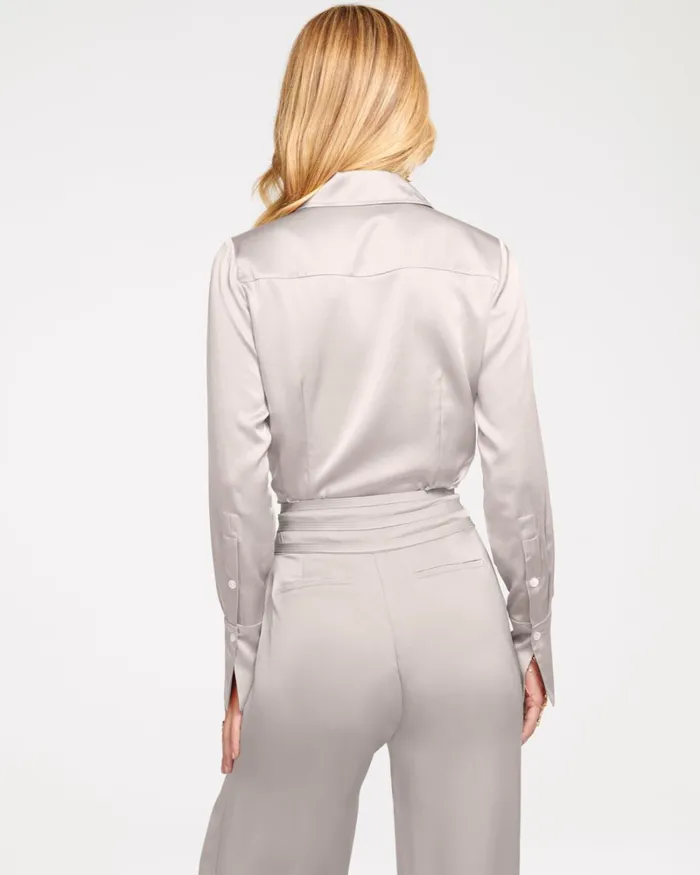 Women Victoria Button Down Blouse Sandstone Ramy Brook Tops Women Victoria Button Down Blouse Sandstone Ramy Brook Tops