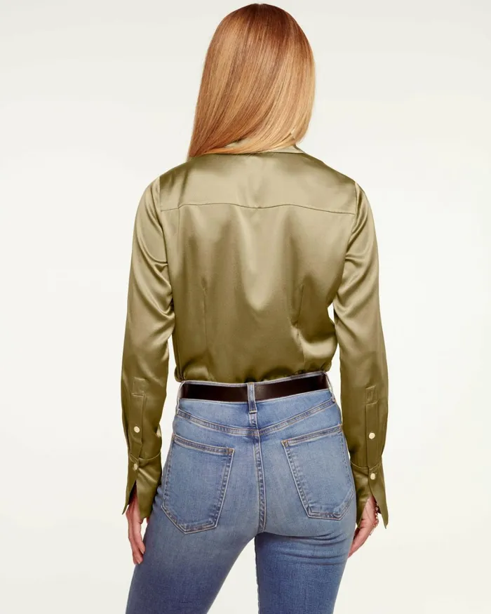 Women Victoria Button Down Blouse Sandstone Ramy Brook Tops Women Victoria Button Down Blouse Sandstone Ramy Brook Tops