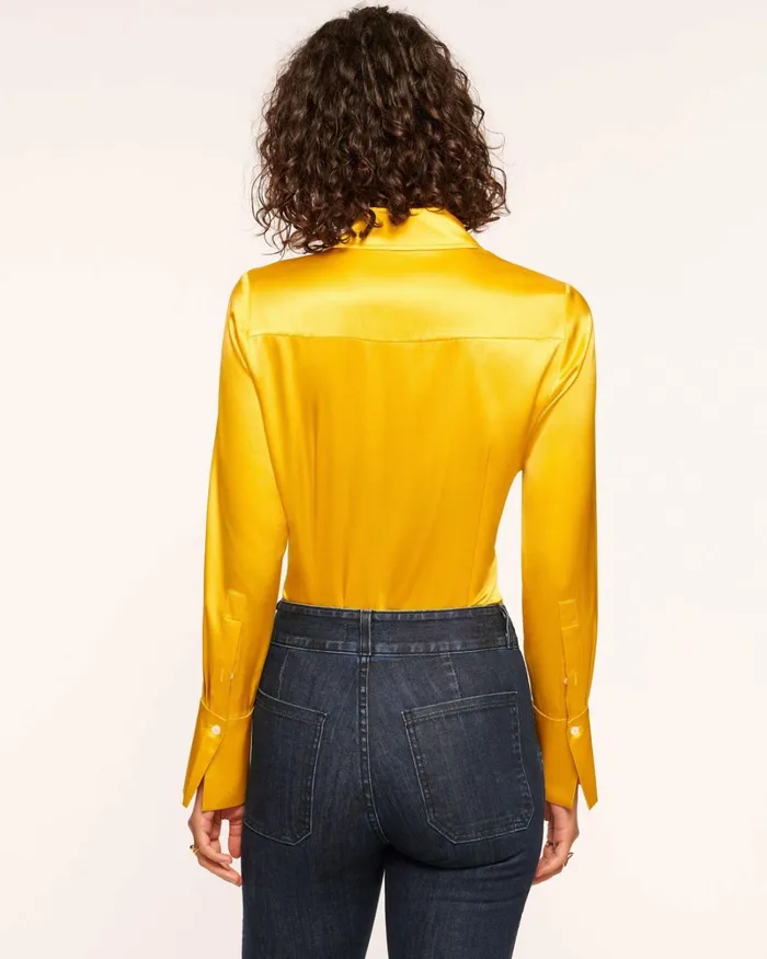Women Victoria Button Down Blouse Sandstone Ramy Brook Tops Women Victoria Button Down Blouse Sandstone Ramy Brook Tops