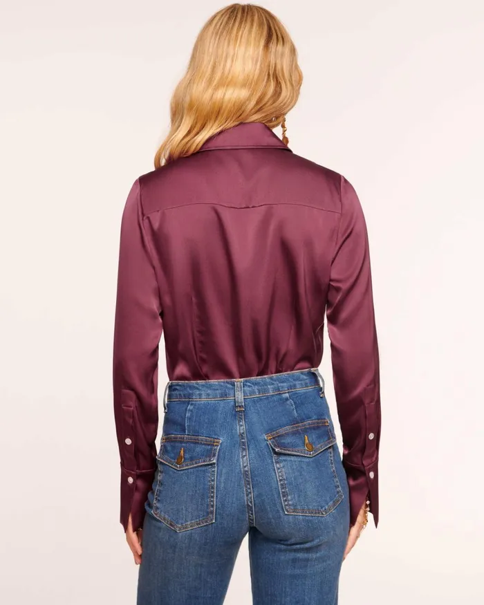 Women Victoria Button Down Blouse Sandstone Ramy Brook Tops Women Victoria Button Down Blouse Sandstone Ramy Brook Tops