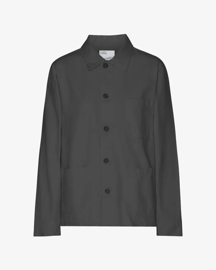 Women Workwear Jackets Colorful Standard Organic Workwear Jacket Lava Grey