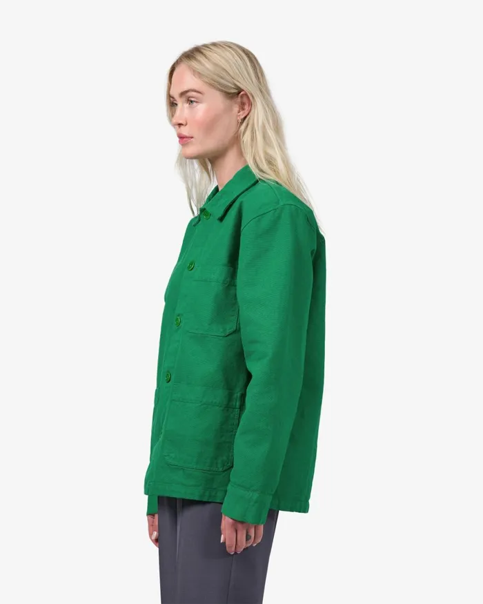 Women Workwear Jackets Colorful Standard Organic Workwear Jacket Lava Grey