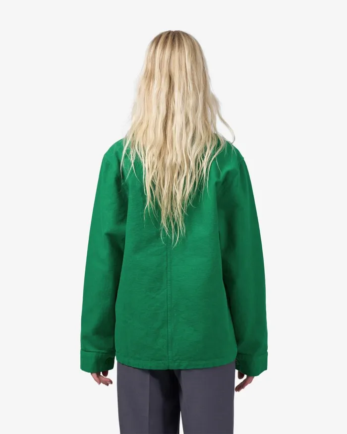 Women Workwear Jackets Colorful Standard Organic Workwear Jacket Lava Grey