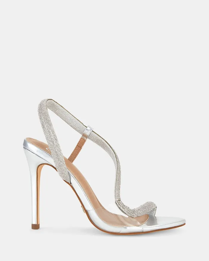 Women YASHA SILVER Stilettos NOVO Shoes